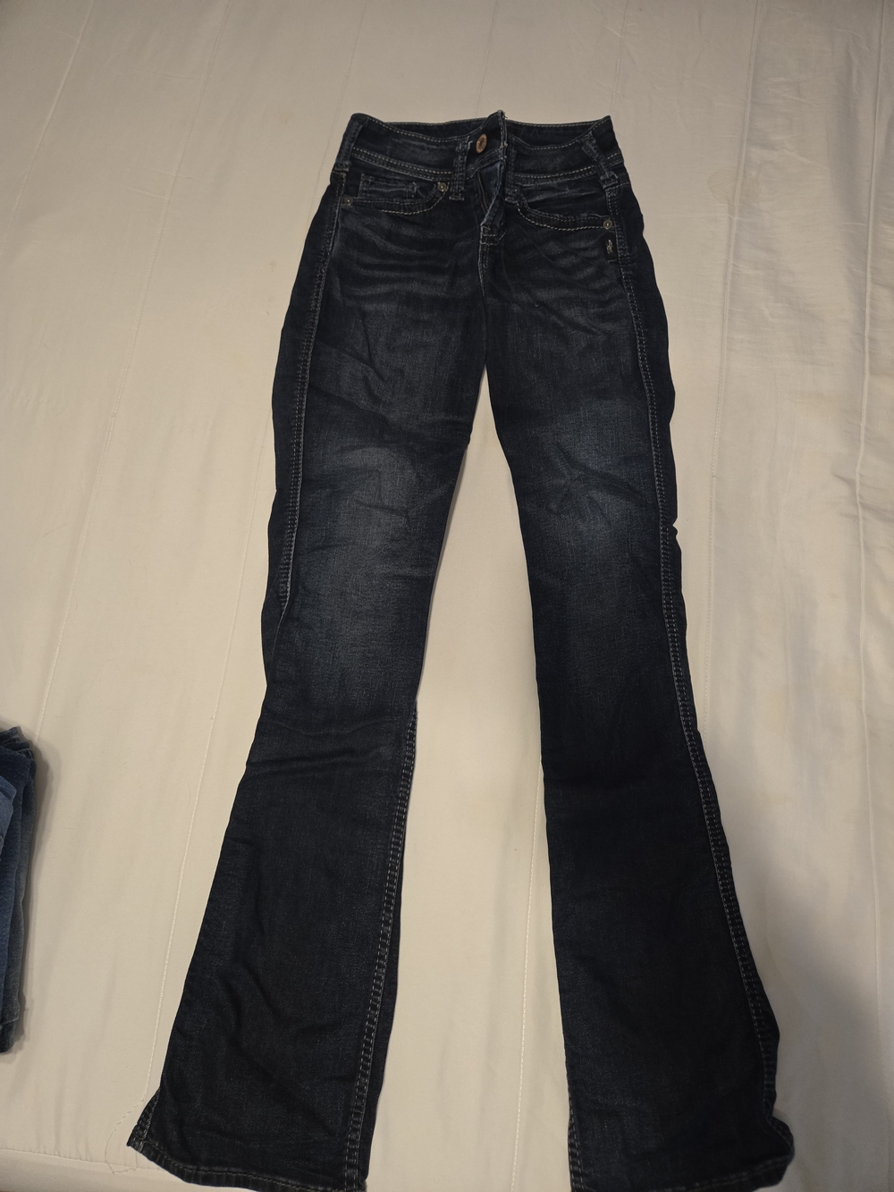 Silver Jeans Women's Dark Blue Flare Jeans